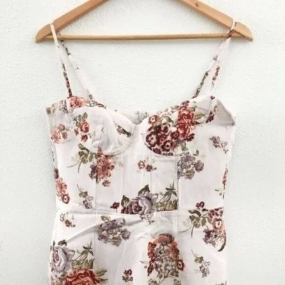 Brock Collection x H&M Dress Lyocell Blended Fit Floral Blogger Fav Powder Pink - Picture 8 of 16